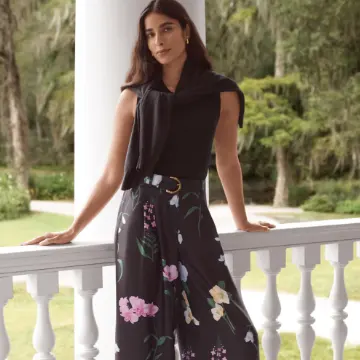 Ann Taylor：当季热销款促销！阔腿牛仔裤$83 短裤$35