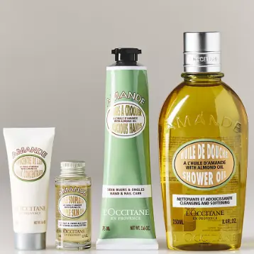 L'Occitane 欧舒丹杏仁精华套装