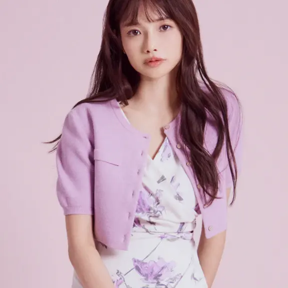 Snidel 半袖短款开衫