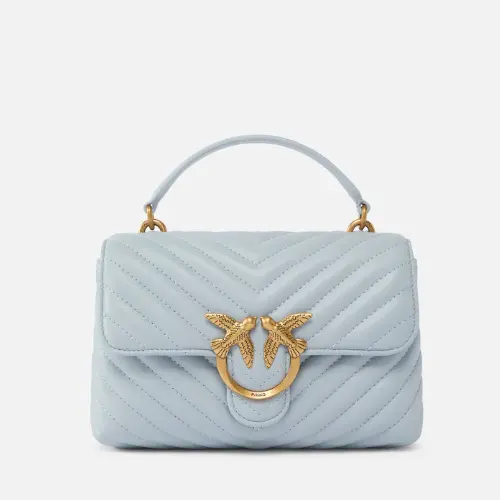 Pinko 泡芙款人字纹迷你手提包