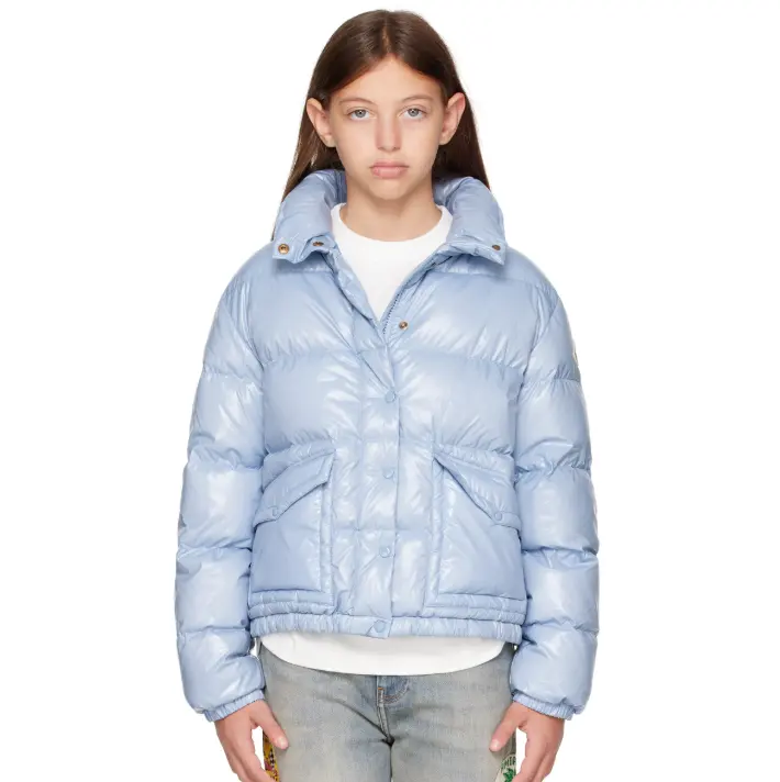 Moncler  Puivert 大童款羽绒服 蓝色