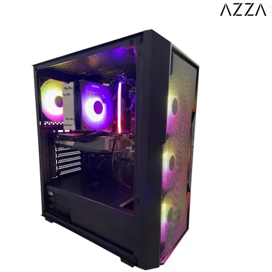 Azza Zion Pro 游戏电脑，Intel Core Ultra 5 225F，NVIDIA GeForce RTX 5060 Windows 11 家庭版