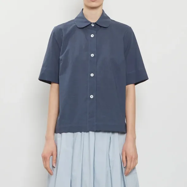 MARGARET HOWELL 圆领棉质衬衫