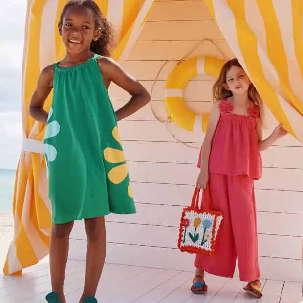 Hanna Andersson：北欧有机棉童装亲友特卖会！连衣裙$25、T恤$18