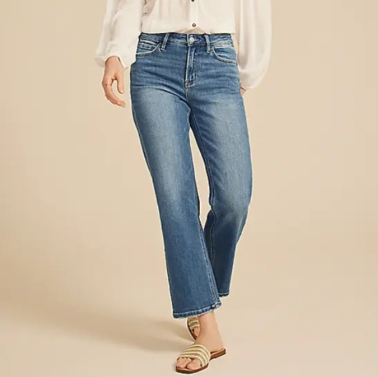 Flying Monkey™ 九分直筒牛仔裤