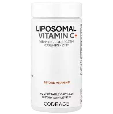 Codeage, 脂质体维生素 C+，180 粒素食胶囊