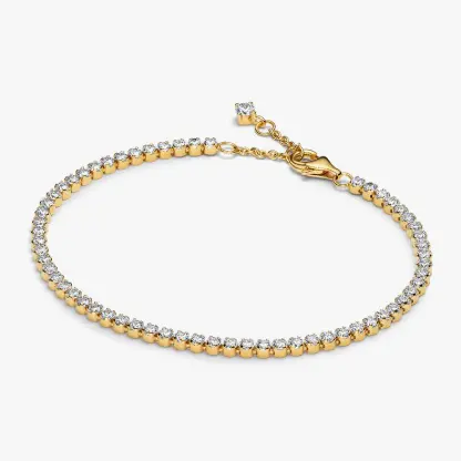 Pandora 潘多拉闪耀纤细网球手链