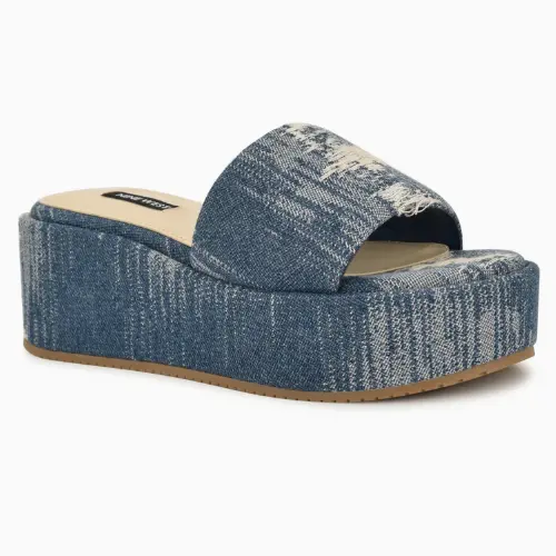 Nine West 玖熙 Copen 厚底凉拖