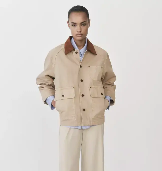 Mango 巴恩风夹克外套