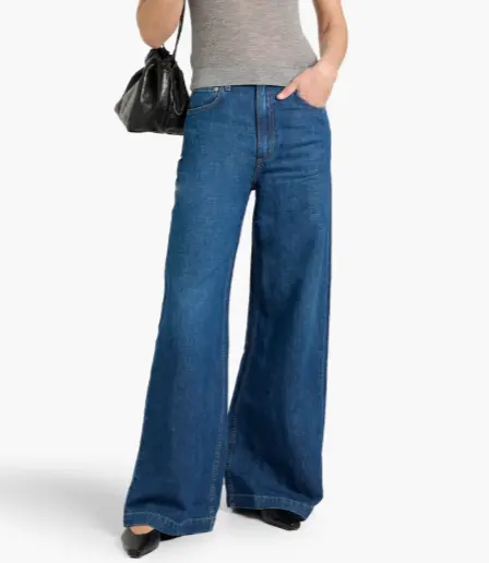 TWP McDougal St. 高腰阔腿牛仔裤
