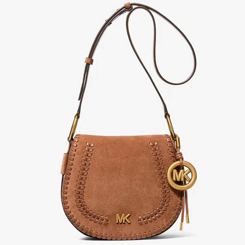 Michael Kors Josie 中号麂皮马鞍包