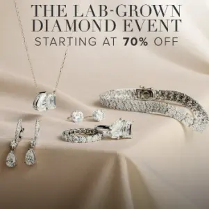 Rue La La：实验室培育钻专场！14K 实验室钻戒$899