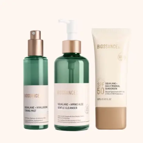 Biossance 角鲨烷 防晒护肤3件套