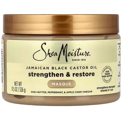 SheaMoisture, 牙买加黑蓖麻油，强化和修护发膜 326g