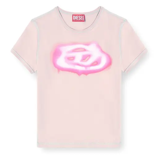 Diesel 仿涂鸦笔触短袖