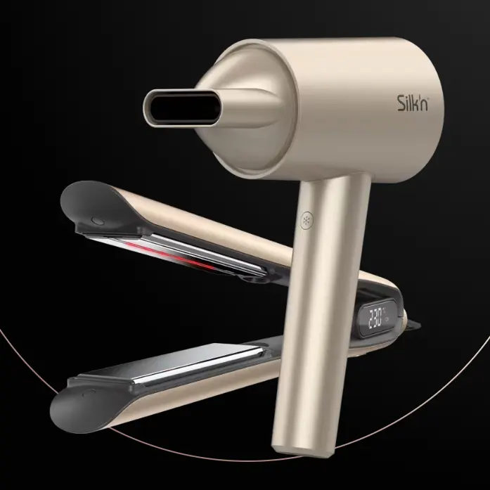 Silk'n SilkyAir Pro 高速负离子吹风机直发夹板套装