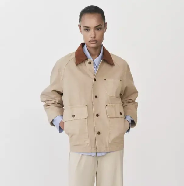 Mango 巴恩风外套