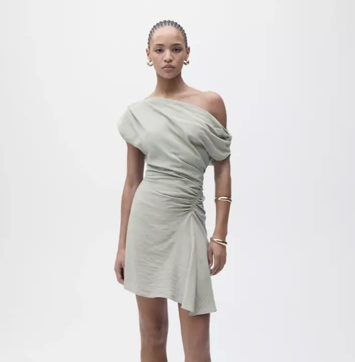 Mango 不对称连衣裙