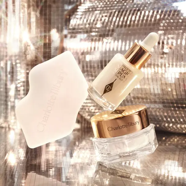 Charlotte Tilbury (UK)：奢护盛典 Magic Cream 奇迹面霜、Crystal Elixir 晶透精华等