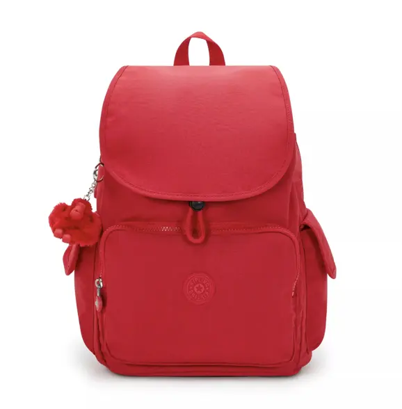 Kipling City Pack 大红色双肩包