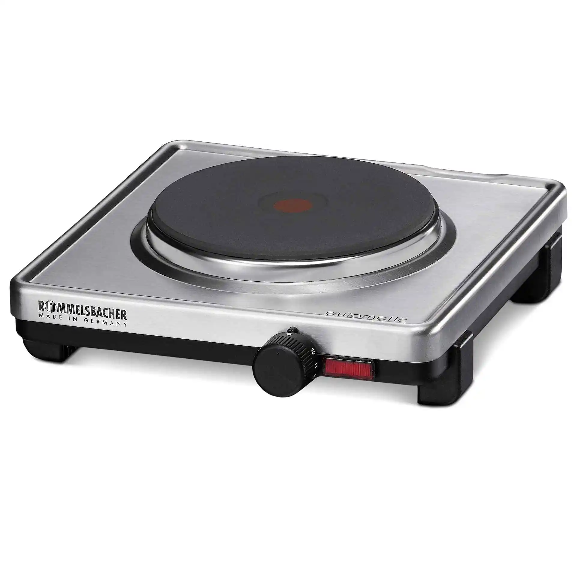 ROMMELSBACHER 自动单灶式电炉 AK 1599/E，不锈钢外壳 145 mm，1500W