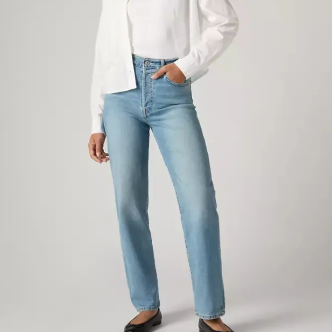 Levi's Ribcage 直筒九分裤