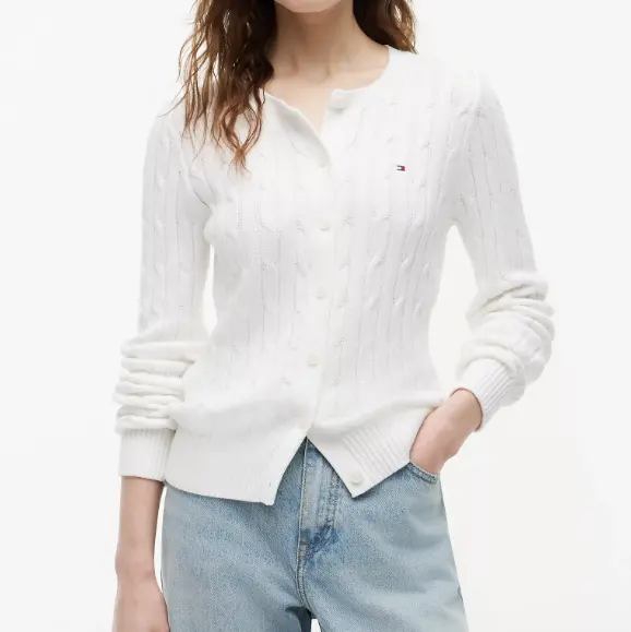TOMMY HILFIGER 罗纹针织开衫