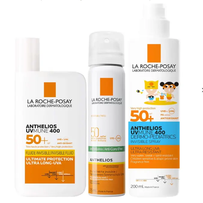 La Roche-Posay 理肤泉 家庭防晒3件套