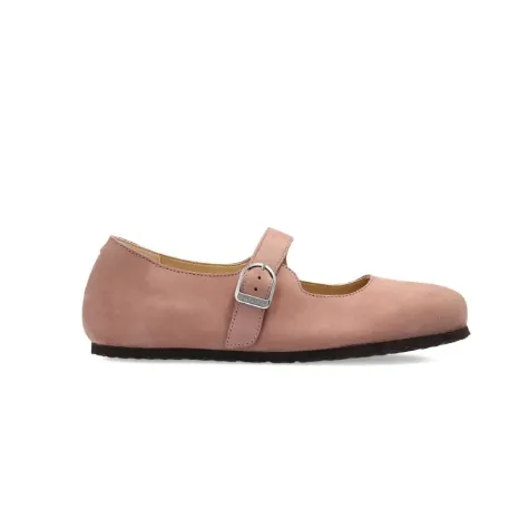 Birkenstock 勃肯 Santa Clarita 皮质芭蕾平底鞋