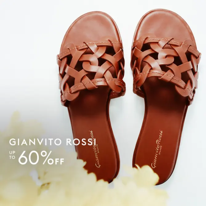 THE OUTNET 美站：Gianvito Rossi 意大利手工奢履专场特惠 Lindsay 皮质凉鞋$448