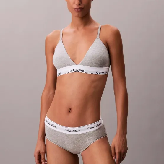 Calvin Klein 灰色三角杯内衣