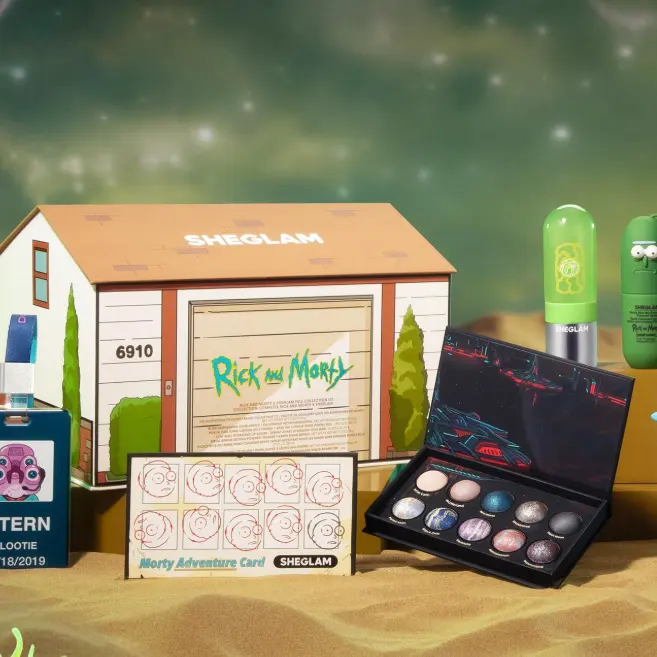 SHEGLAM：全新上线！瑞克和莫蒂联名款彩妆热卖