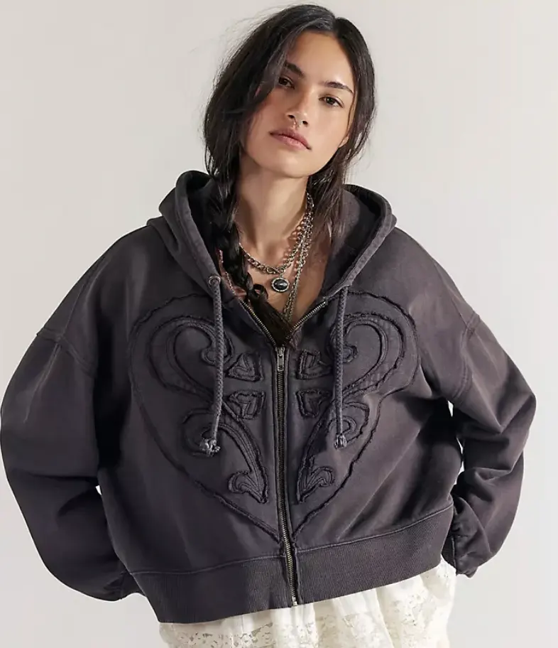 Free People 连帽开衫卫衣