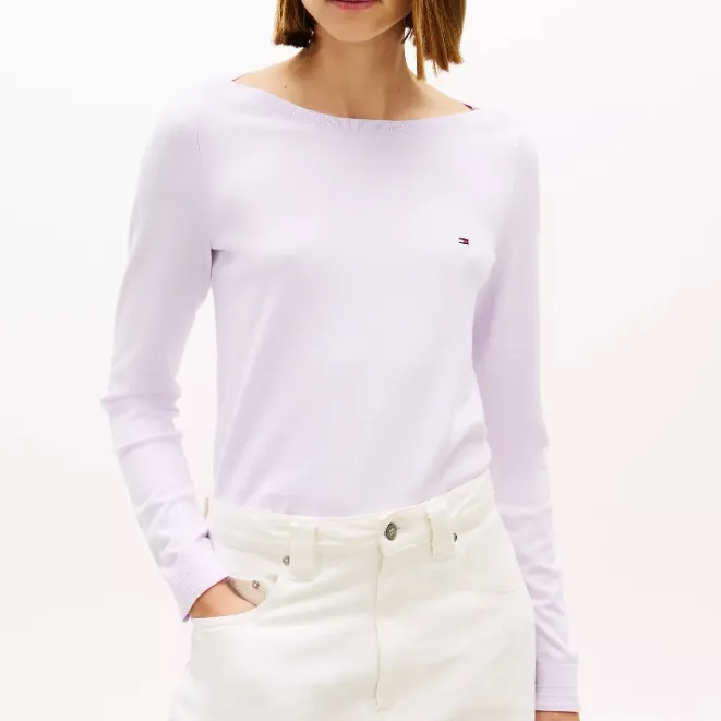 TOMMY HILFIGER 船领毛衫