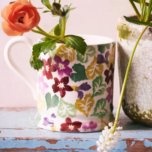 Emma Bridgewater：花卉植物系列餐具水杯上新