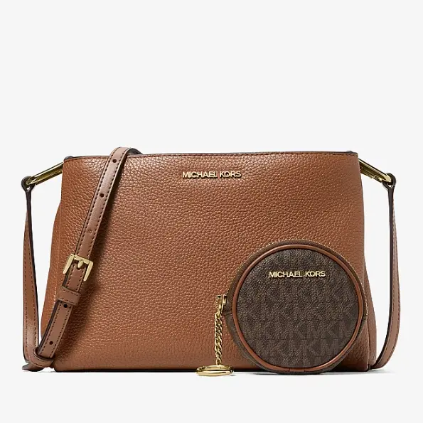 满$200享额外8折！Michael Kors Trisha 斜挎包带零钱包