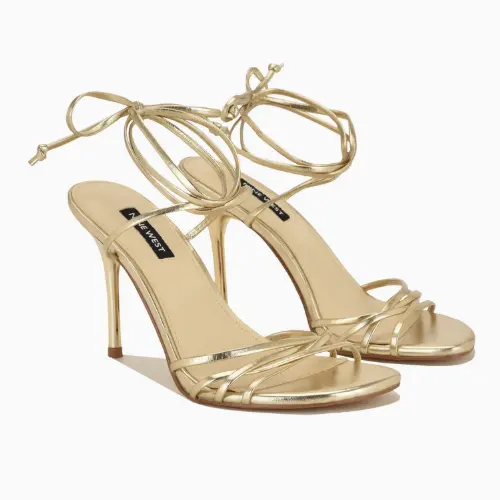 Nine West 玖熙 Opela 高跟绑带凉鞋
