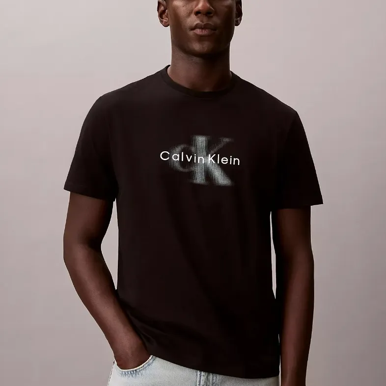 Calvin Klein 渐变印花圆领T恤