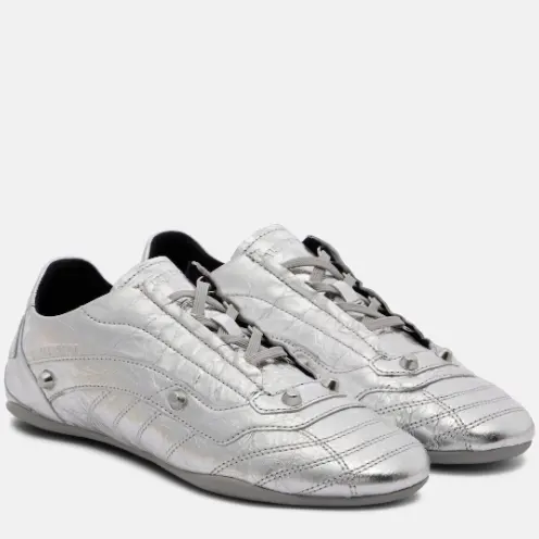 BALENCIAGA 巴黎世家 City 金属银运动鞋