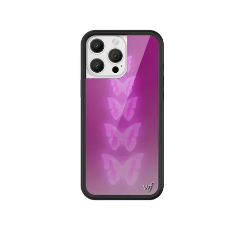 Wildflower Neon 粉蝴蝶手机壳