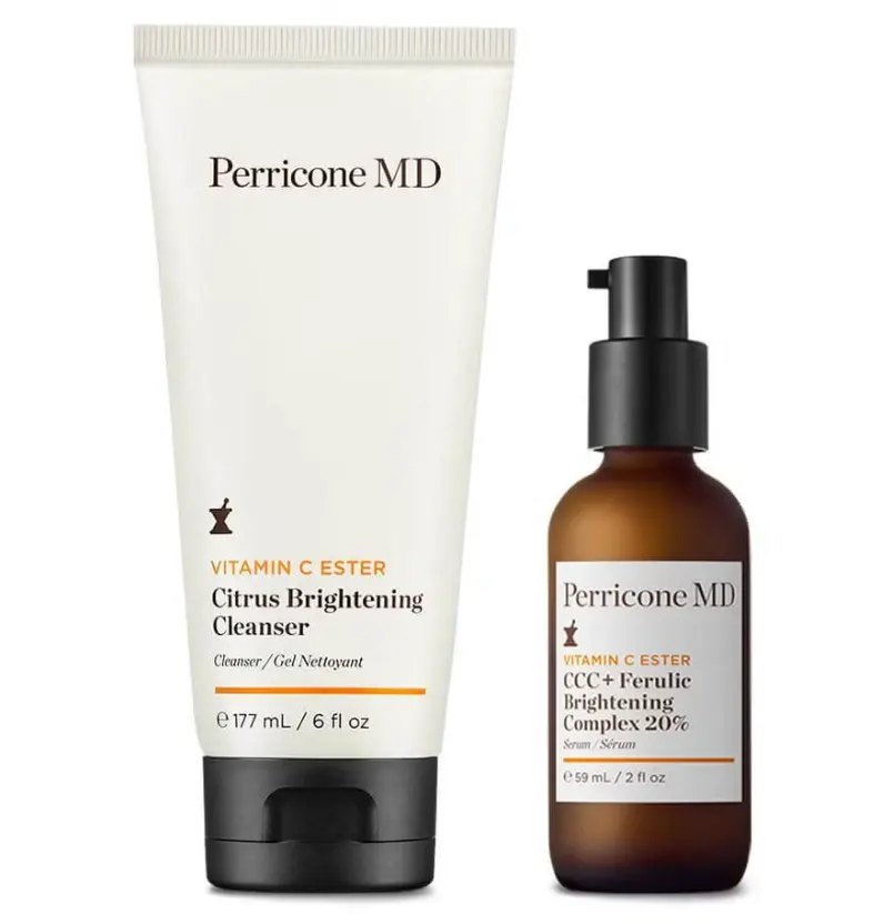 Perricone MD 阿魏酸亮肤复合精华液+柑橘亮肤洁面乳