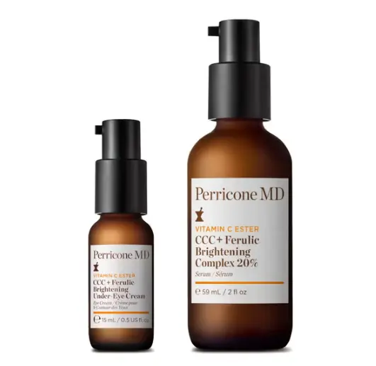 Perricone MD 酯化维C阿魏酸亮采修护眼霜+阿魏酸亮肤复合精华套装