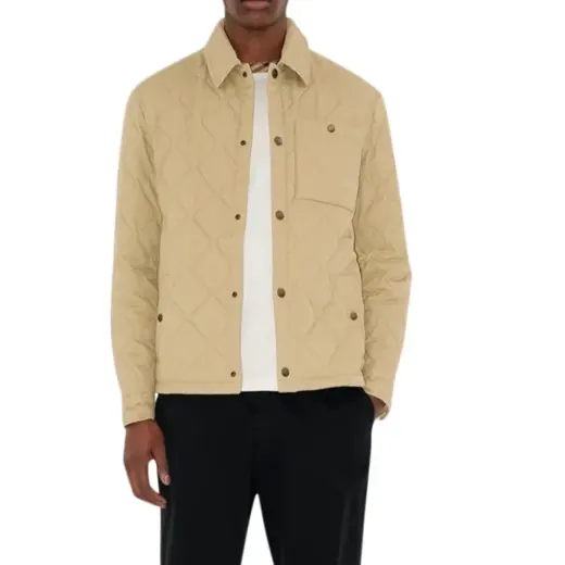 Burberry 绗缝棉质斜纹布衬衫