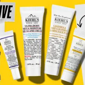 kiehl's UK ：五月促销 旅行装买三免一