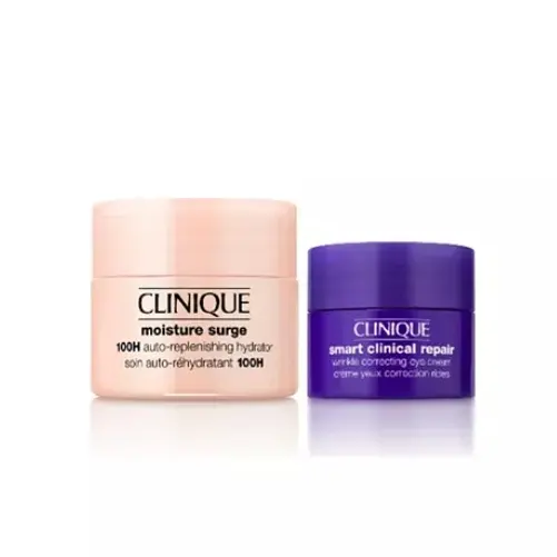Clinique 倩碧水磁场面霜小样+紫光眼霜小样