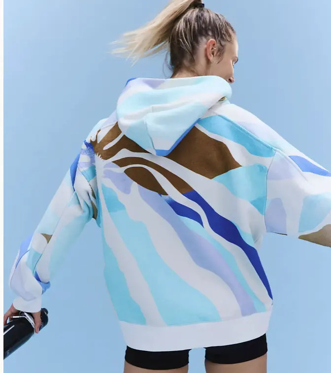 Free People A Cut Above 印花帽衫