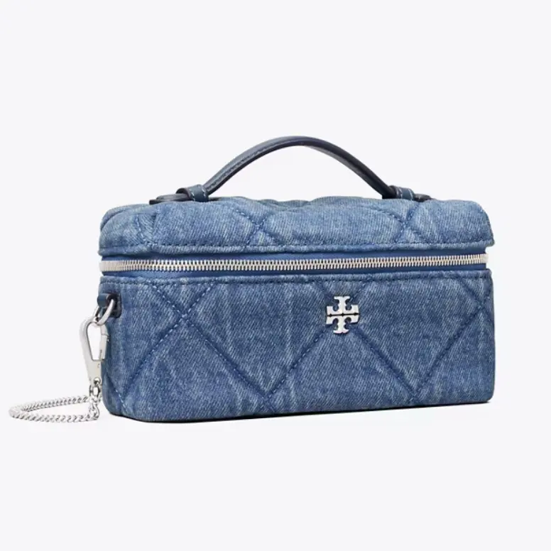 Tory Burch 汤丽柏琦 Kira 牛仔化妆包