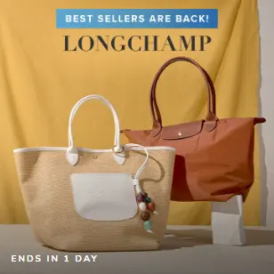 Rue La La：Longchamp 珑骧包袋限时闪购