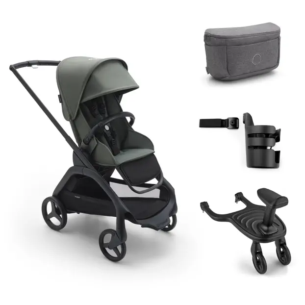 Bugaboo Dragonfly 二胎/添丁专用座椅版单人车架+手足配件包（无新生儿睡篮）