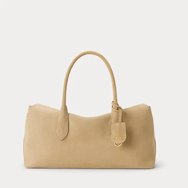 之前£636！Polo Ralph Lauren 拉夫劳伦 Bellport 麂皮手提包
